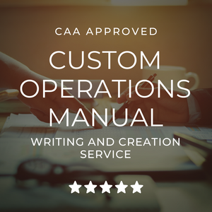 CAA Approved Drone Operations Manual Writing and Creation Service | Mr MPW